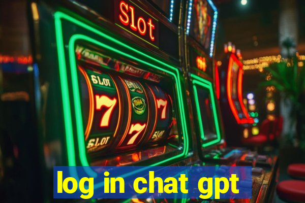 log in chat gpt